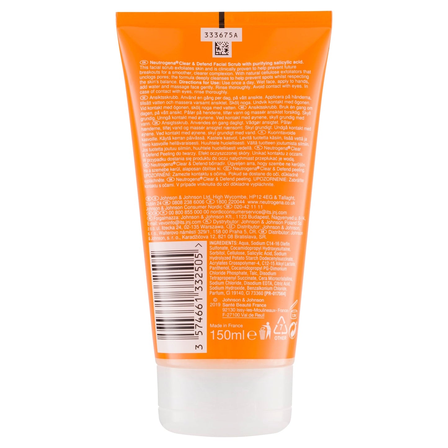 Neutrogena Clear & Defend Facial Scrub 150mL - Cutprice Online