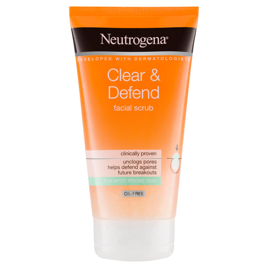 Neutrogena Clear & Defend Facial Scrub 150mL - Cutprice Online