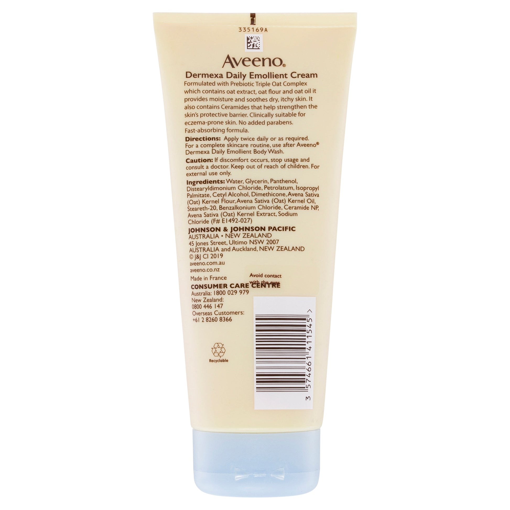 Aveeno Dermexa Daily Emollient Cream 200ml - Cutprice Online