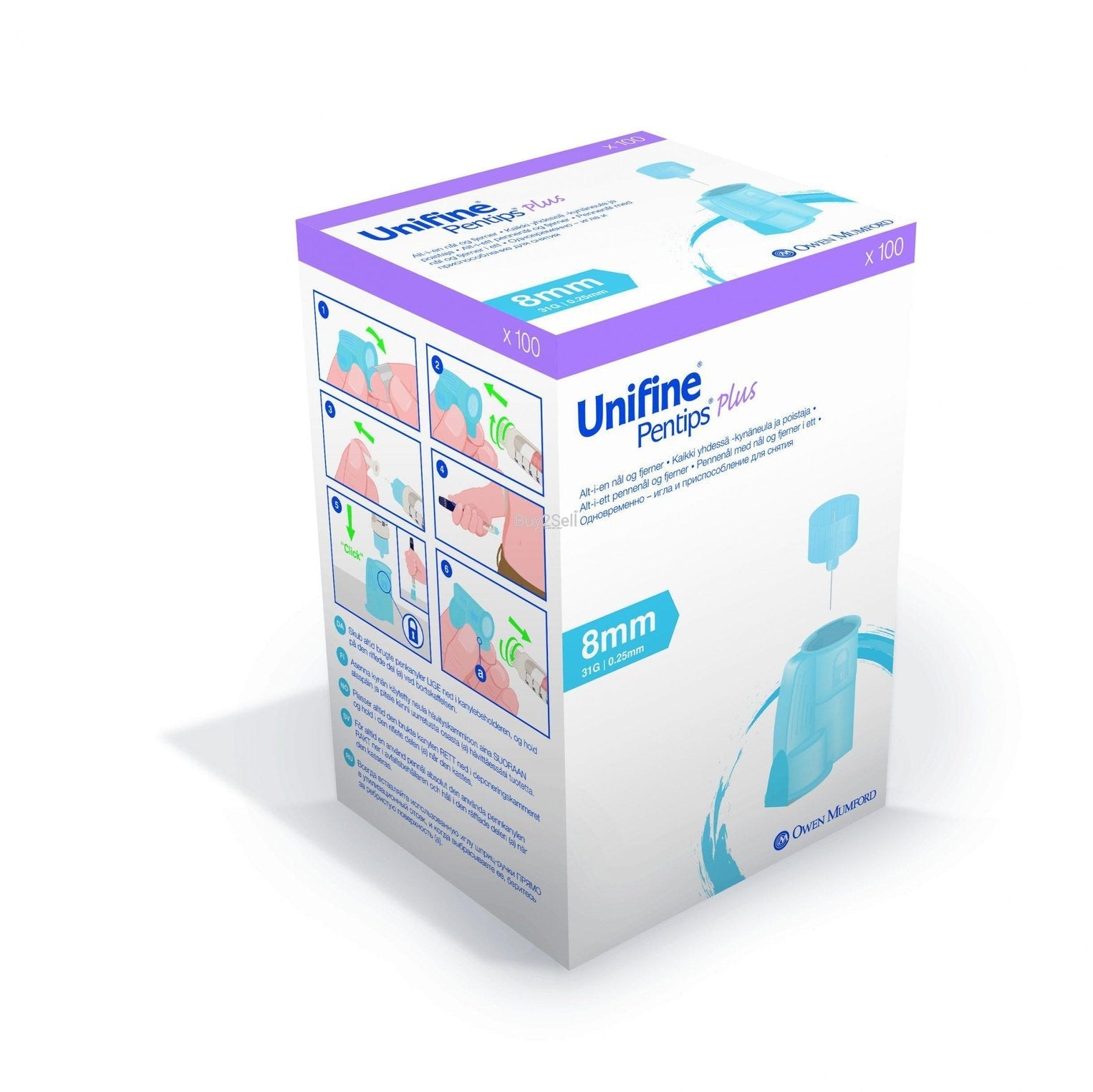 Unifine Pentips Plus Short 8mm 100 - Cutprice Online