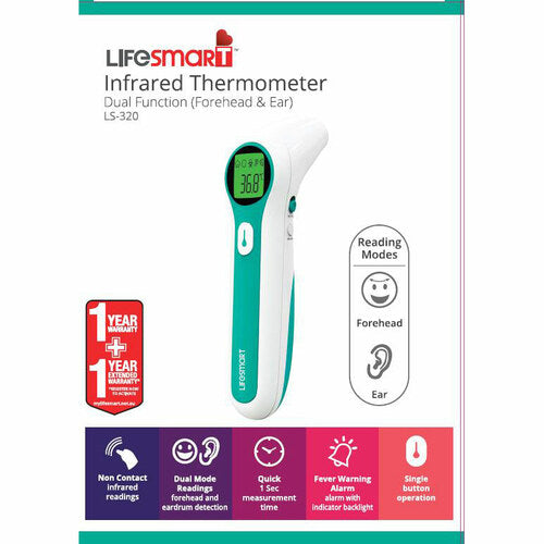 LIFESMART INFRARED DUAL THERMOMETOR - Cutprice Online