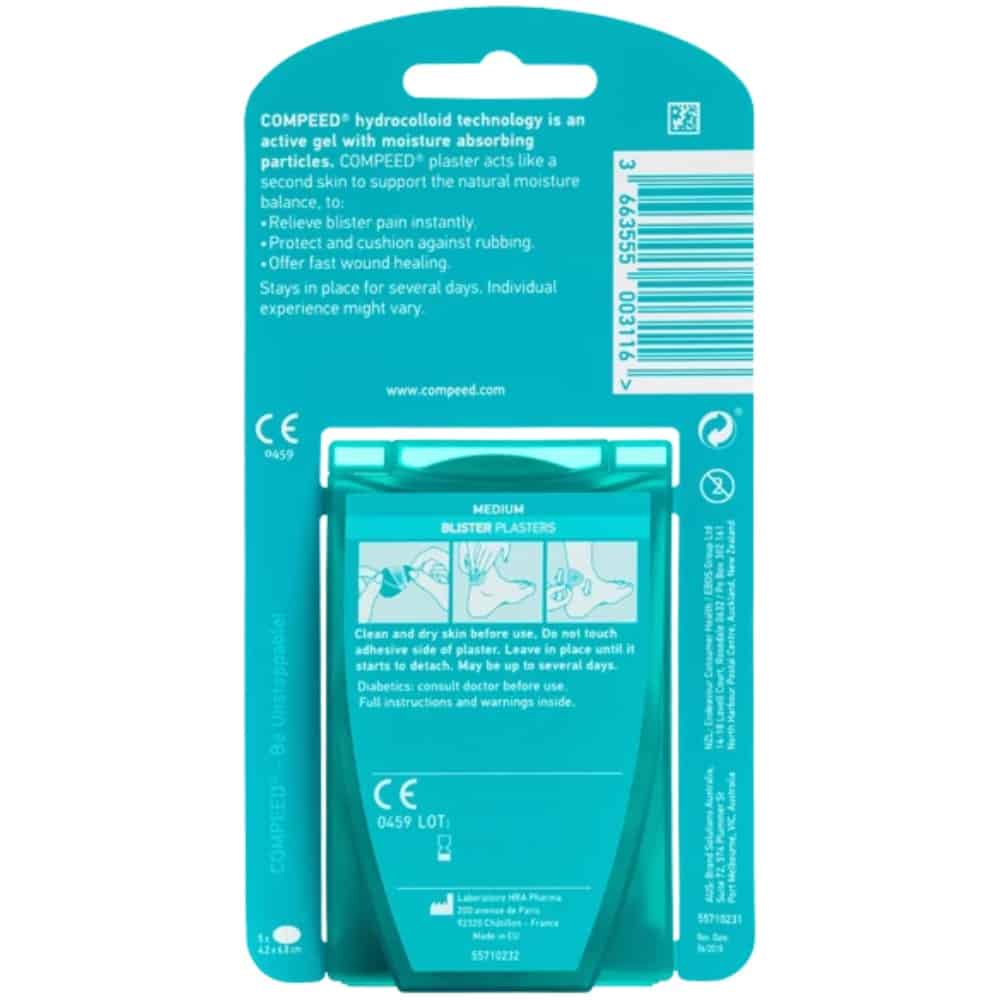 Compeed High Heel Blister MED Plasters 5PK - Cutprice Online