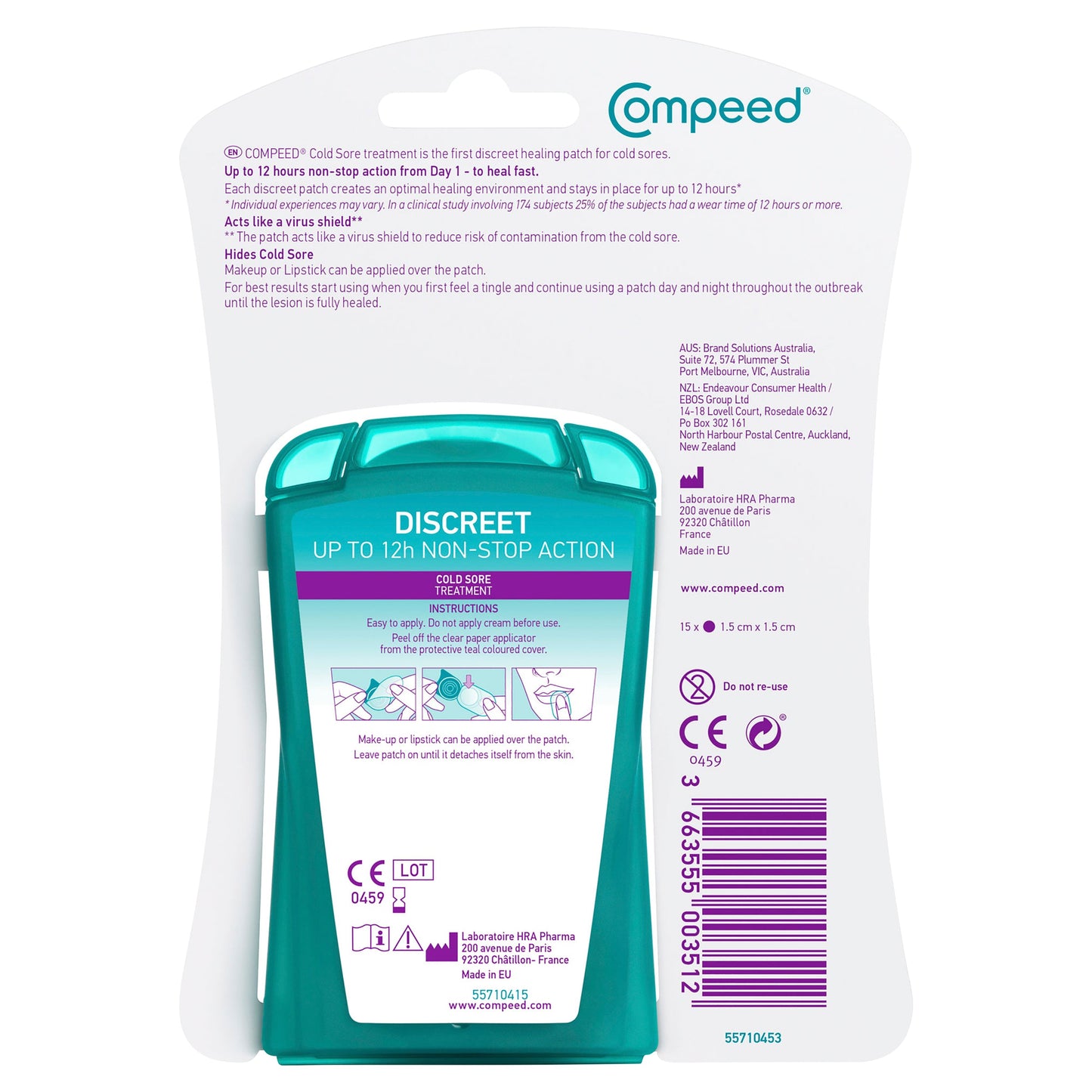 Compeed Cold Sore Patch X 15 - Cutprice Online