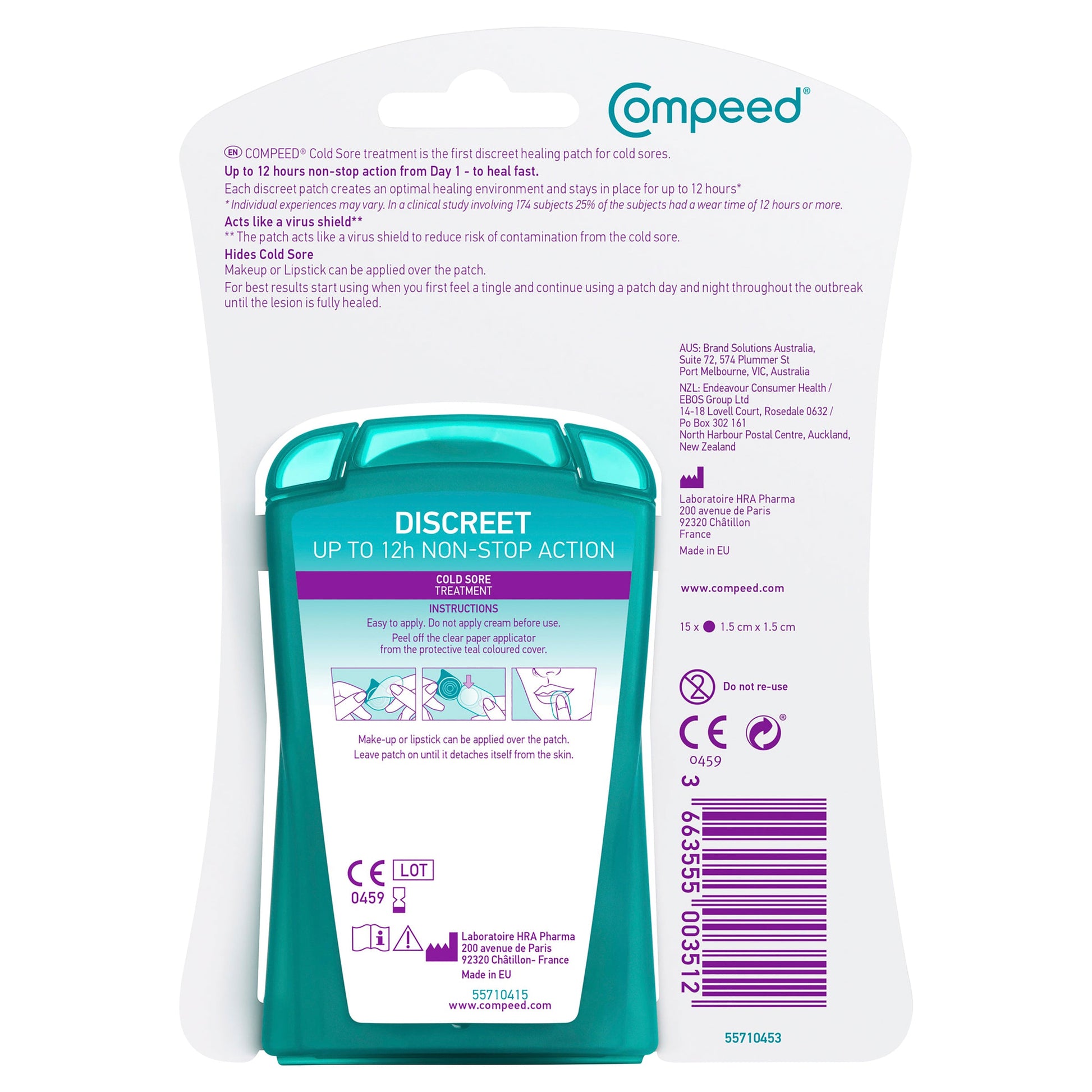 Compeed Cold Sore Patch X 15 - Cutprice Online