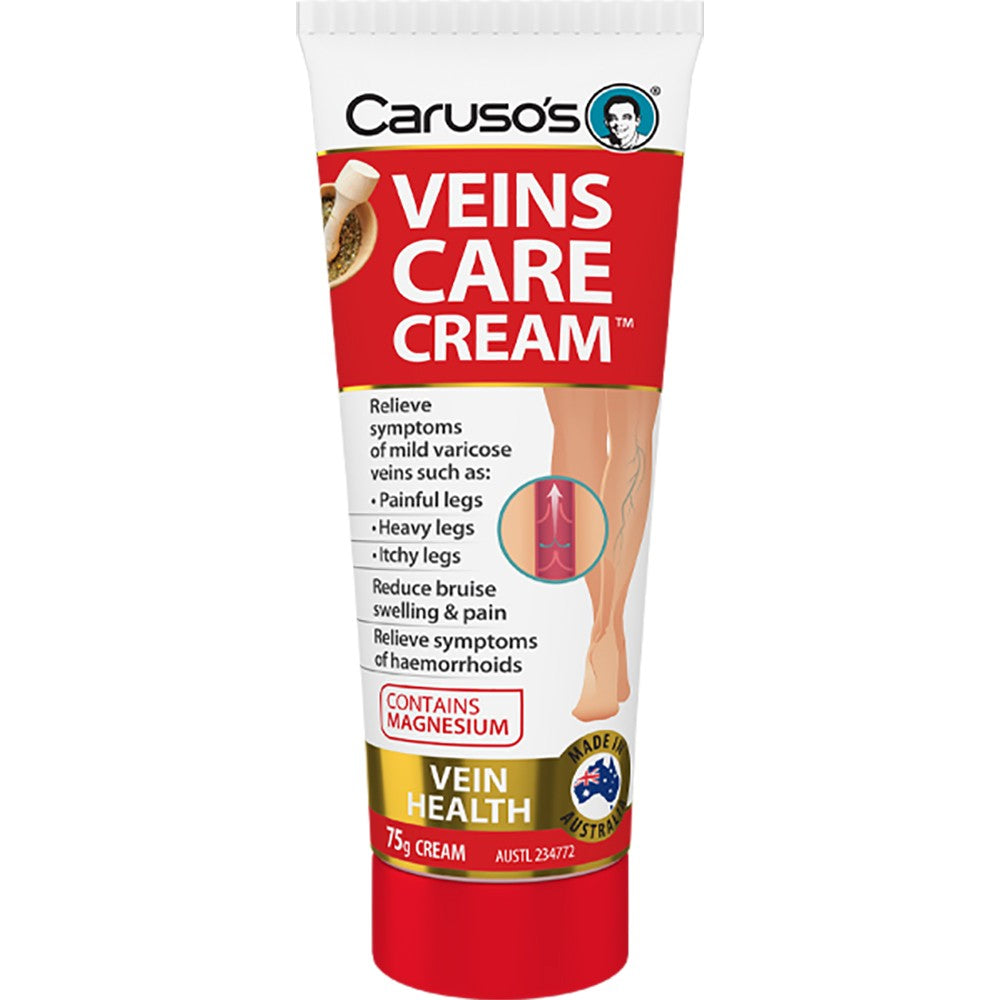 Caruso's Natural Health Veins Care Cream 75g - Cutprice Online