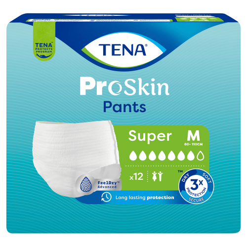 Tena ProSkin Pants Super M 12 Pack - Cutprice Online