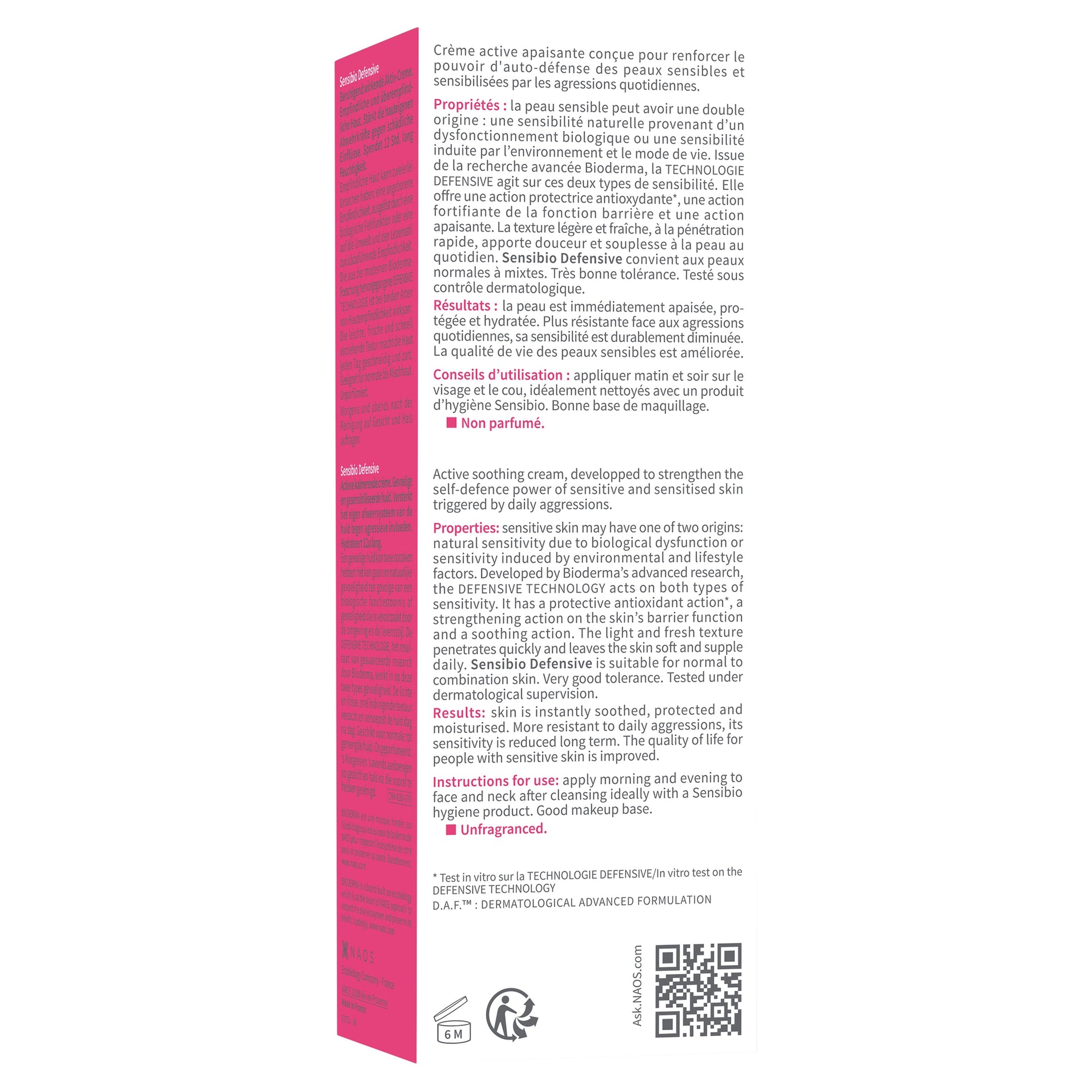 Bioderma Sensibio Defensive Cream 40ml - Cutprice Online