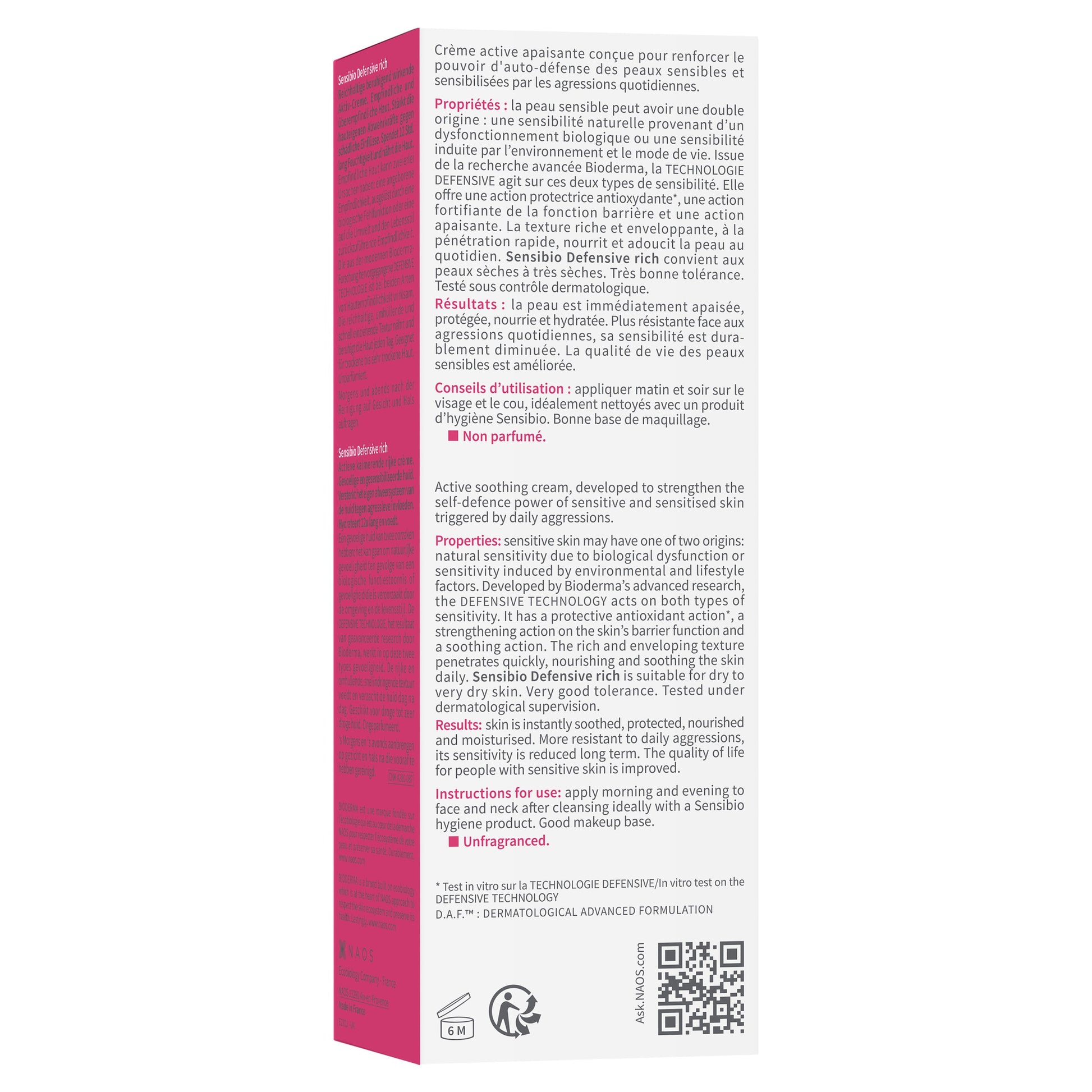 Bioderma Sensibio Defensive Rich Cream 40ml - Cutprice Online