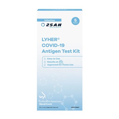 2san Covid-19 Rapid Pen Test 5pk