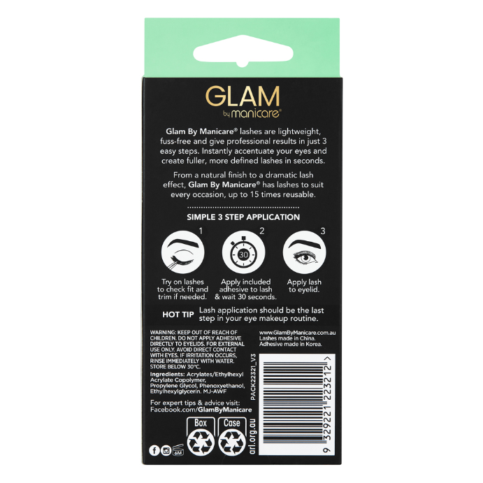 Manicare Glam Lashes 50 Sophia 2pk