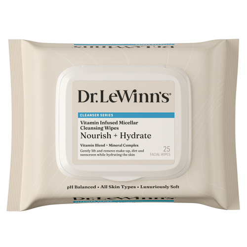 Dr. Lewinn's Cleanser Series Vitamin Infused Micellar Wipes 25 Pack