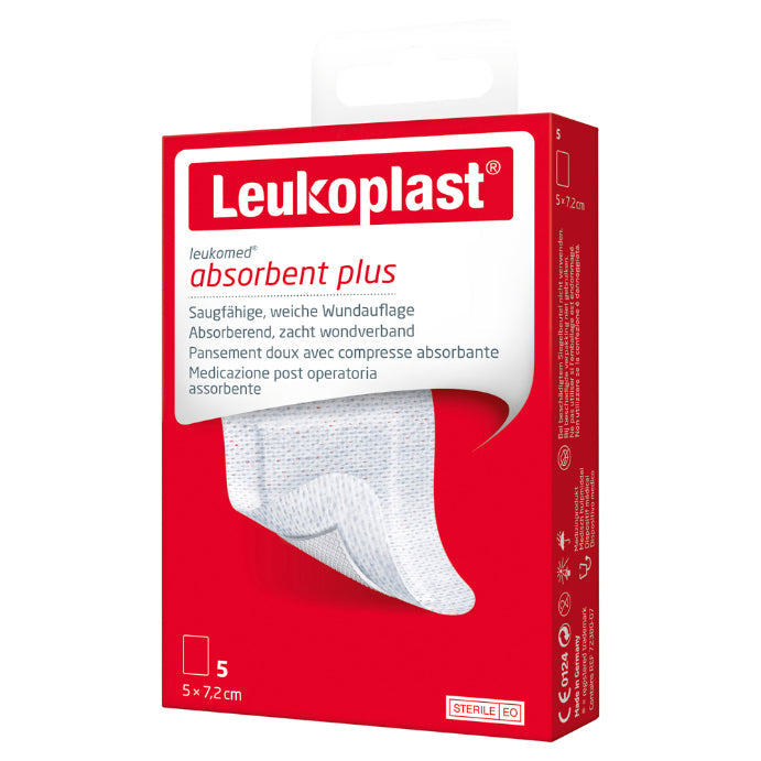 Leuko Leukomed T Plus Sterile Post-op 5cm X 7.2cm 5 Pack