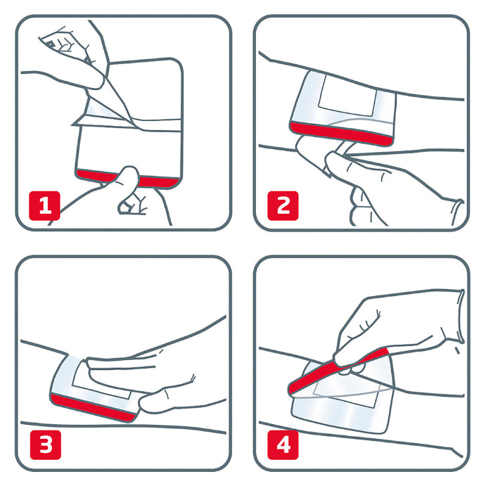 Leuko Leukomed T Plus Sterile Post-op 5cm X 7.2cm 5 Pack