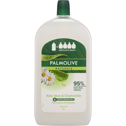 Palmolive Naturals Liquid Hand Wash Soap Aloe Vera Value Refill 1l - Cutprice Online