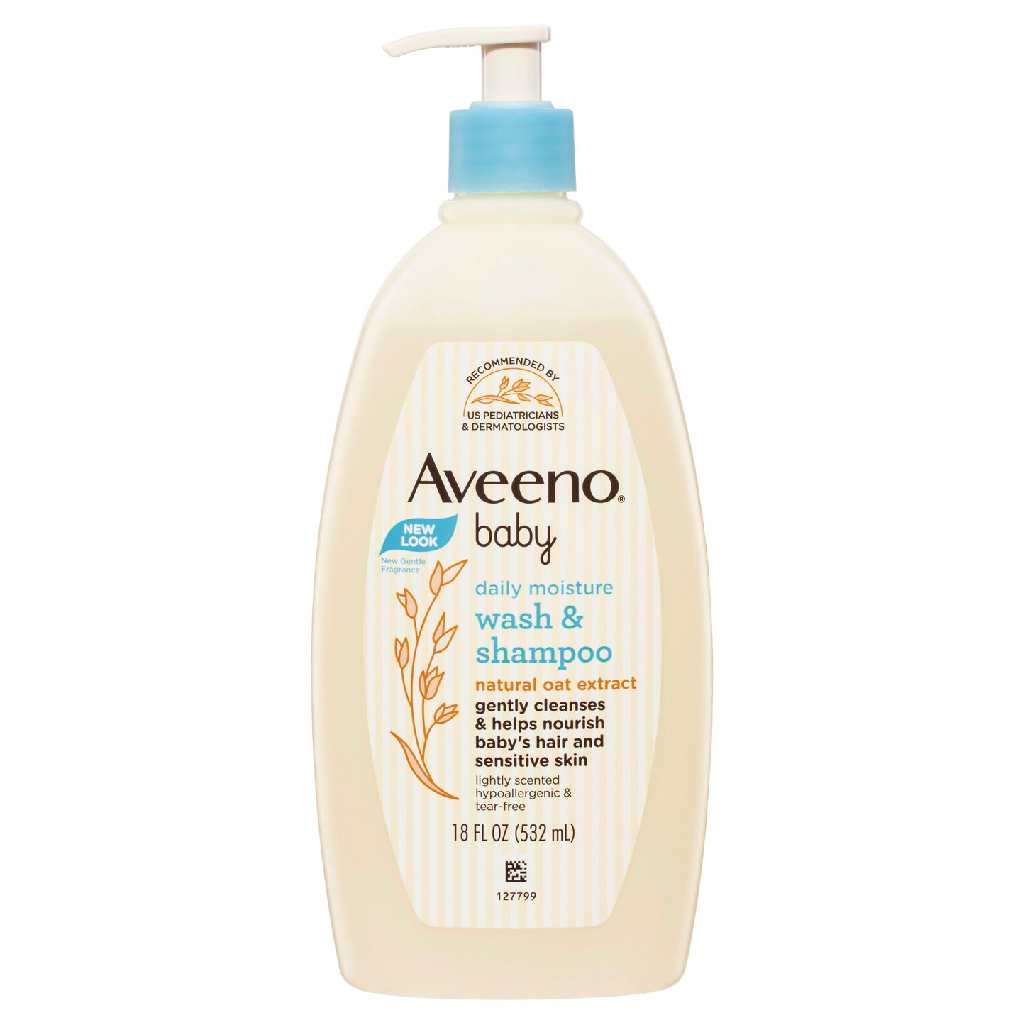 Aveeno Baby Daily Moisture Lightly Scented Wash & Shampoo 532ml - Cutprice Online
