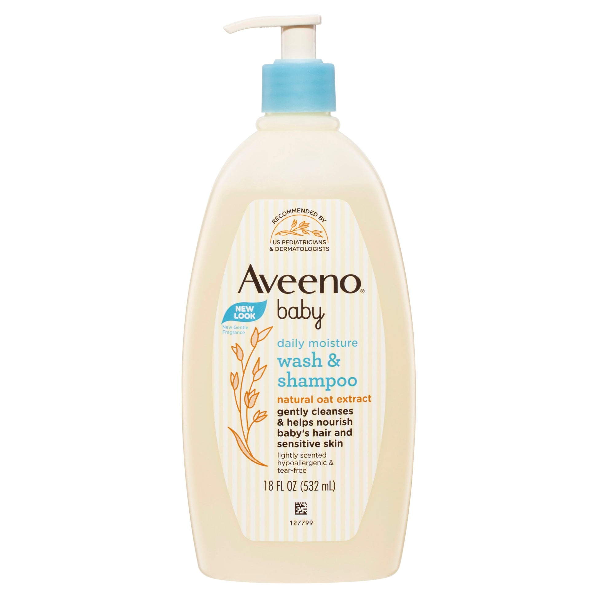 Aveeno Baby Daily Moisture Lightly Scented Wash & Shampoo 532ml - Cutprice Online