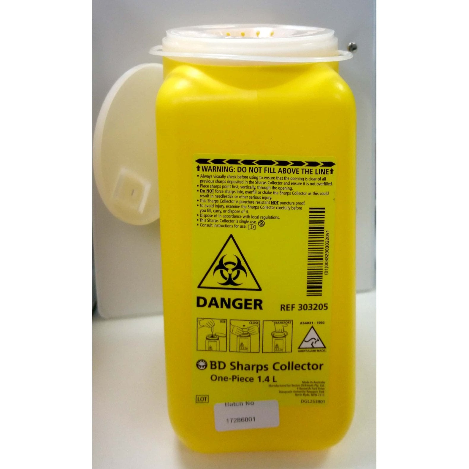 BD Sharps Collector 1.4 Litre - Cutprice Online