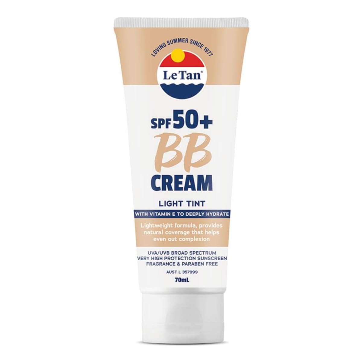 Le Tan SPF 50+ BB Tinted Light 70ml - Cutprice Online