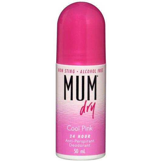 Mum Deodorant Roll-on Dry Cool Pink 50ml - Cutprice Online