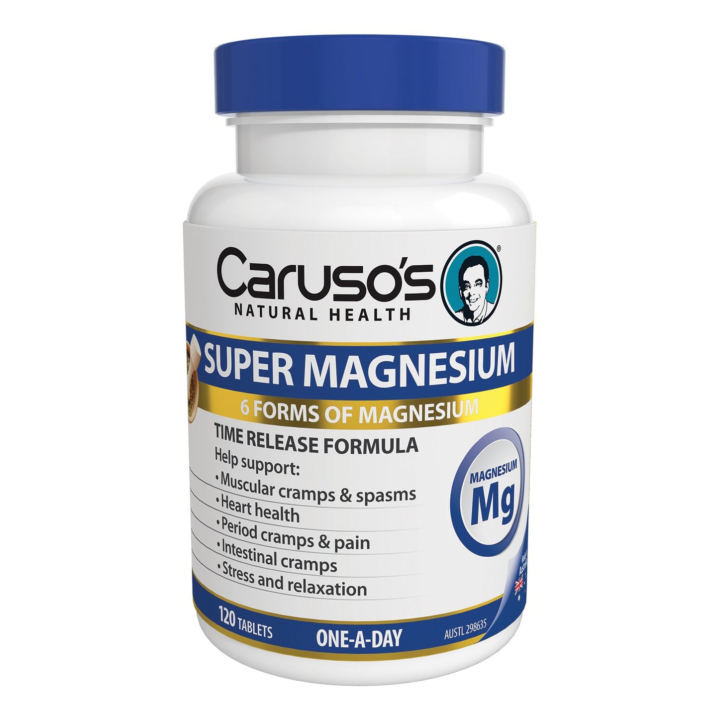 Caruso's Natural Health Super Magnesium 120 Tablets - Cutprice Online