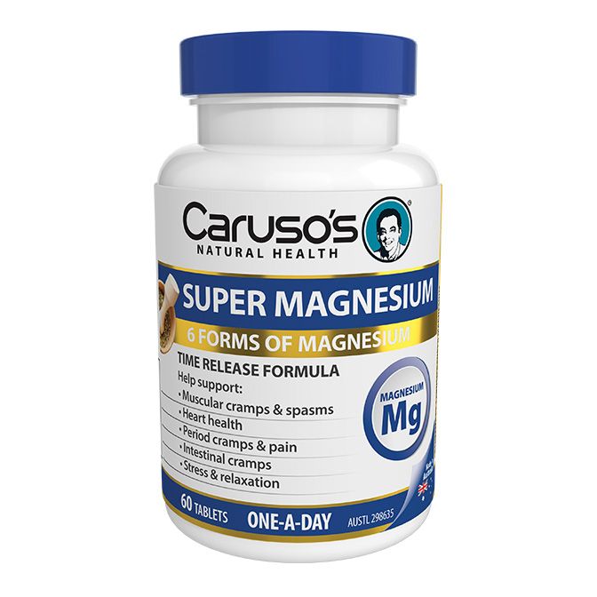 Caruso's Super Magnesium 60 Tablets - Cutprice Online