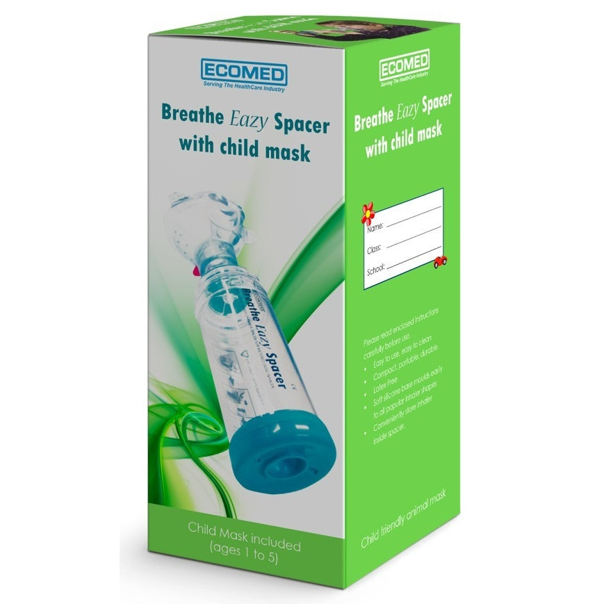 Ecomed Breathe Eazy Spacer + Mask Child - Cutprice Online