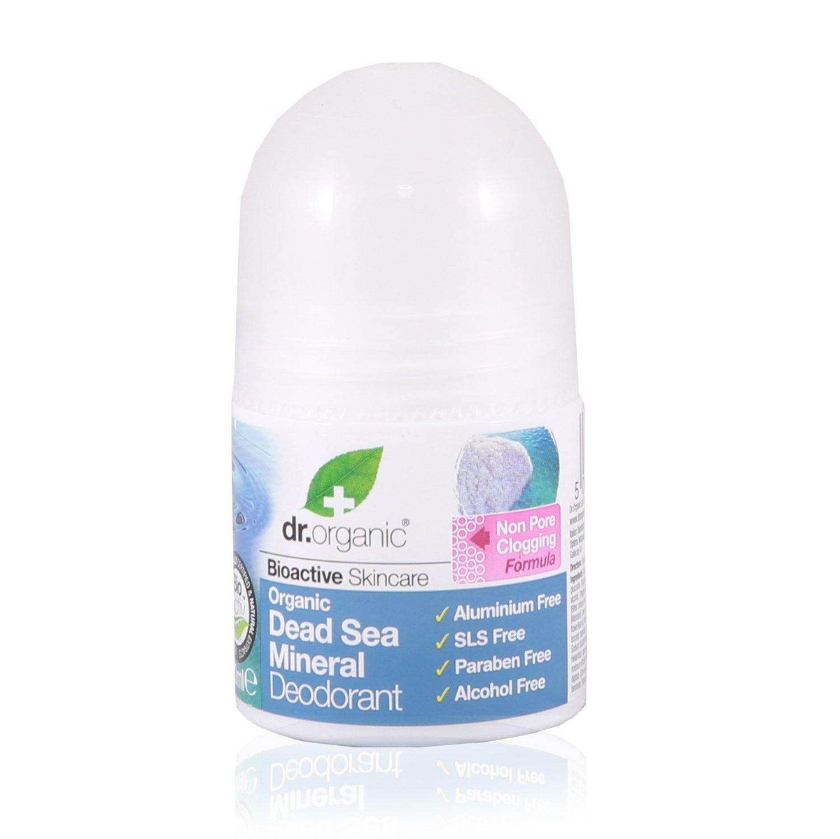 DR ORGANIC Roll-on Deodorant Organic Dead Sea Mineral 50ml - Cutprice Online