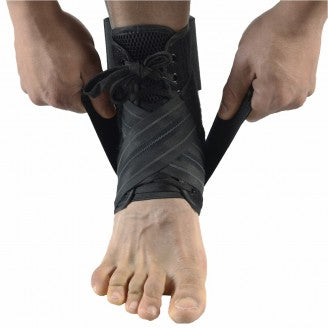 Body Assist Sports Lock Lace-up Ankle Guard White/black - Cutprice Online
