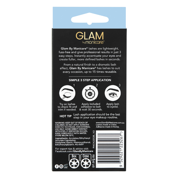 Manicare Glam Kendall Lash 2pk
