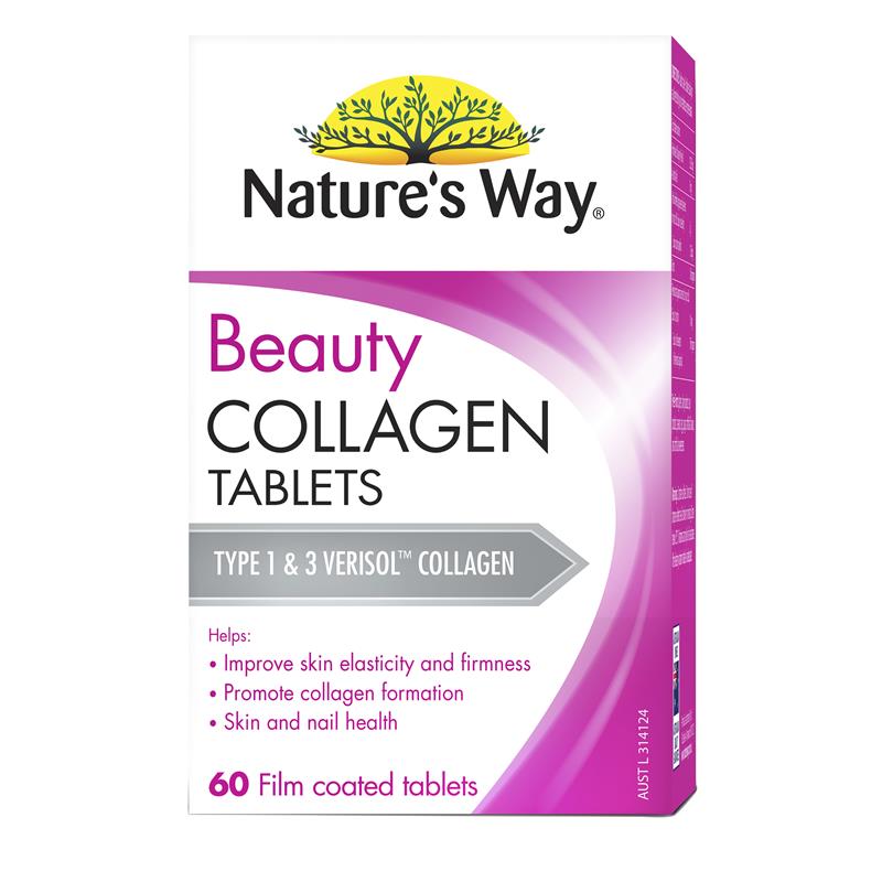 Nature's Way Beauty Collagen 60 Tablets - Cutprice Online
