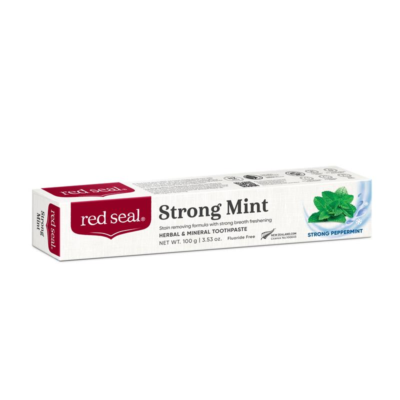 Red Seal Herbal & Mineral Strong Mint Toothpaste 100g - Cutprice Online