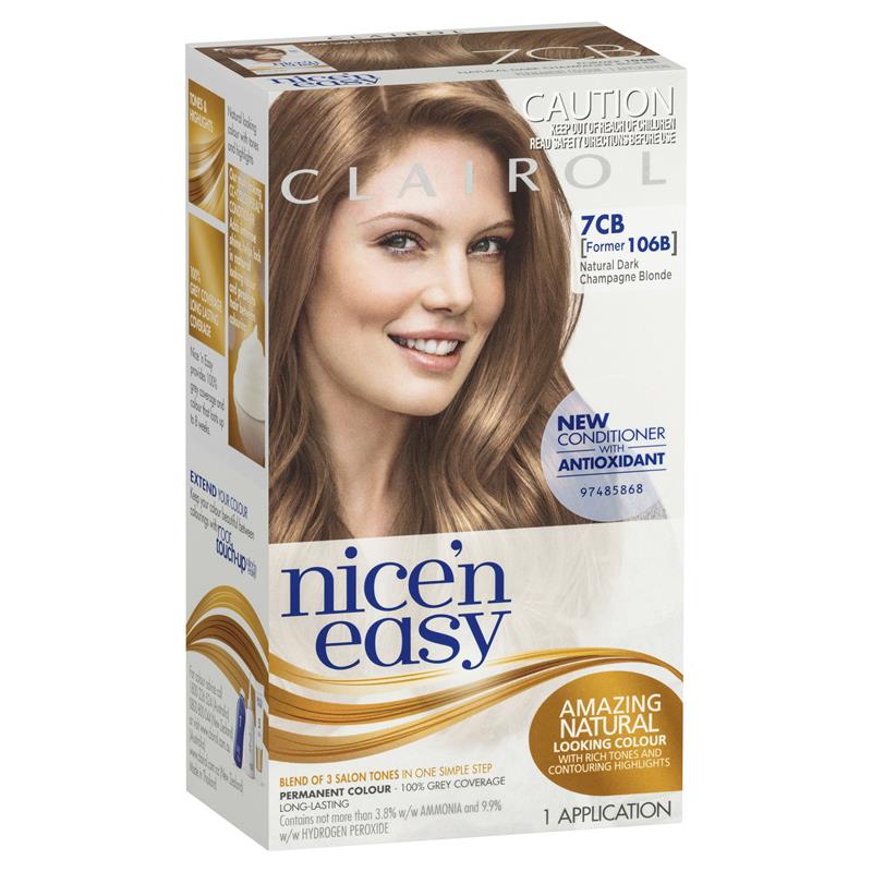 Clairol Nice & Easy 7CB Dark Champagne Blonde Hair Colour - Cutprice Online