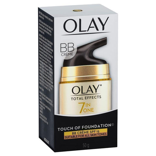 Olay Total Effects 7 in One Touch of Foundation Face Cream BB Crème SPF 15 50g - Cutprice Online