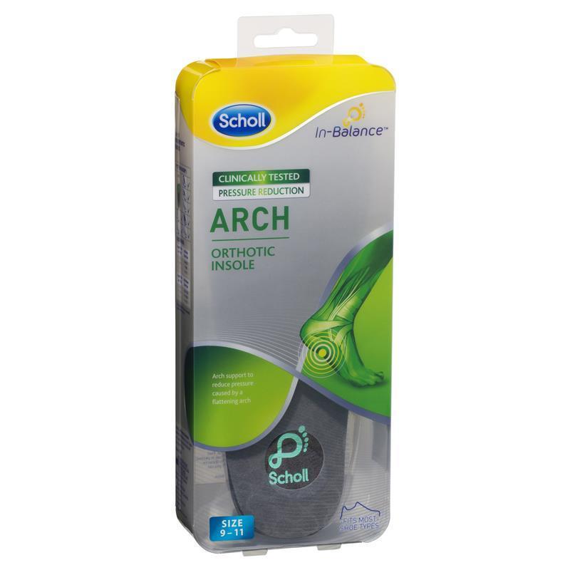 Scholl In Balance Ball of Foot & Arch Orthotic Insole Large - Cutprice Online