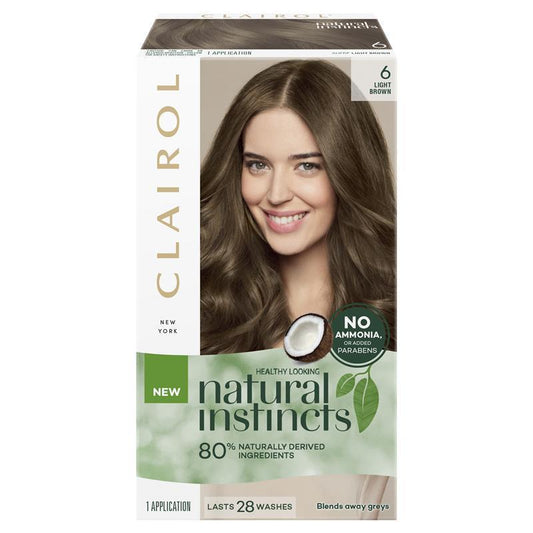 CLAIROL Natural Instincts 6 Light Brown - Cutprice Online