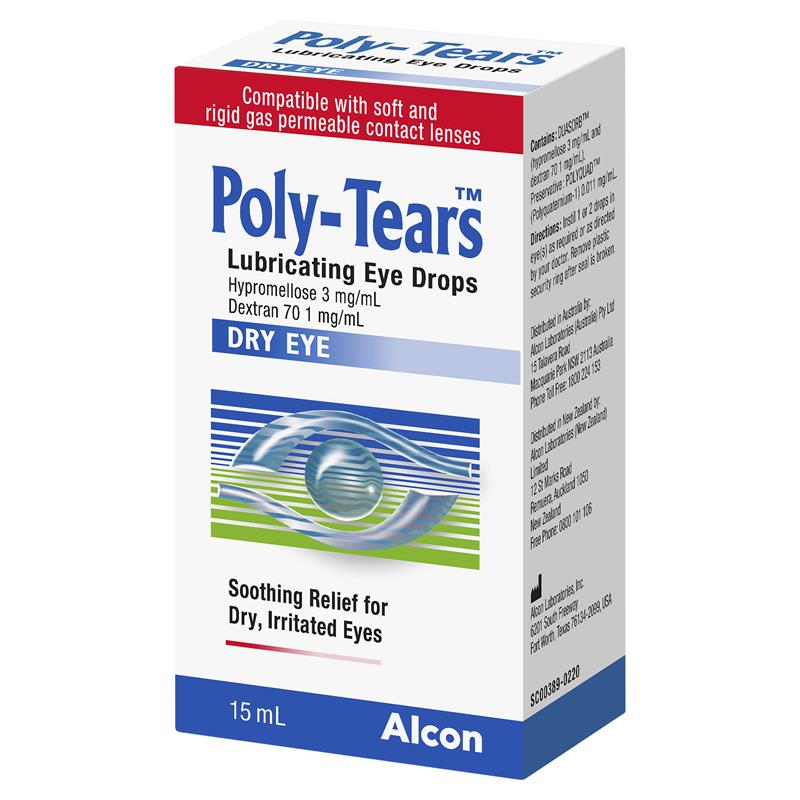 Poly Tears Eye Drops 15ml - Cutprice Online