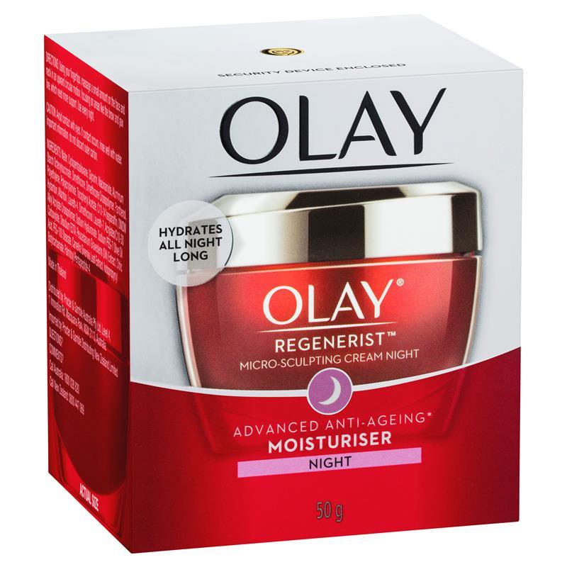 Olay Regenerist Advanced Anti-Ageing Micro-Sculpting Night Face Cream 50g - Cutprice Online