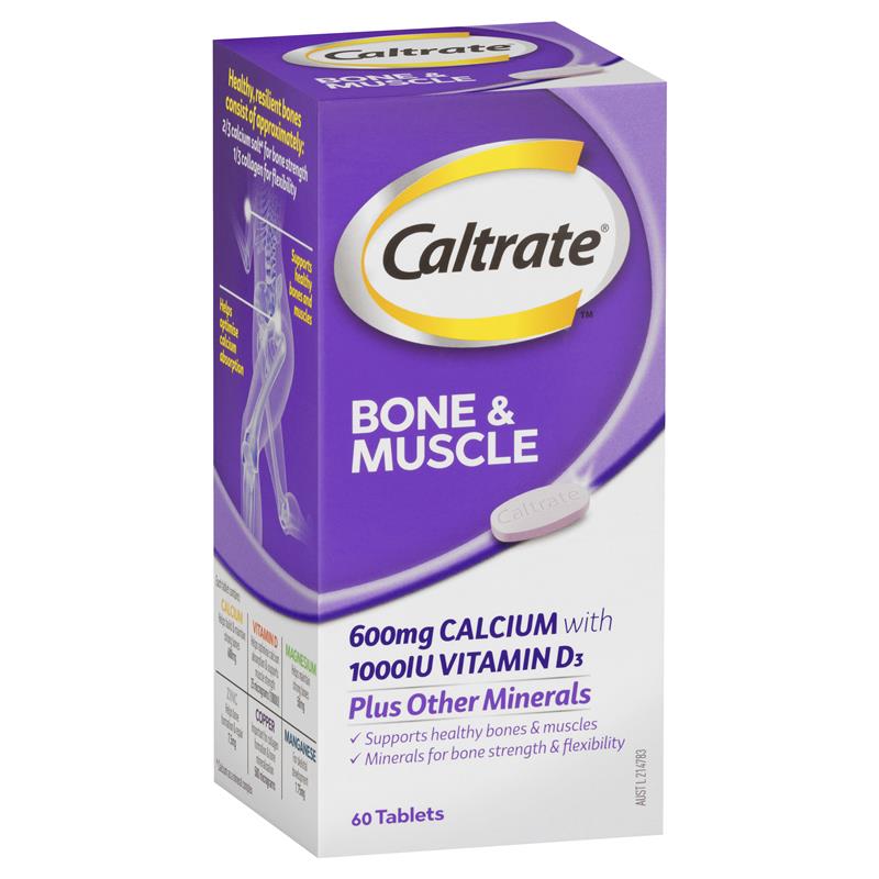 Caltrate Bone and Muscle 60 Tablets - Cutprice Online