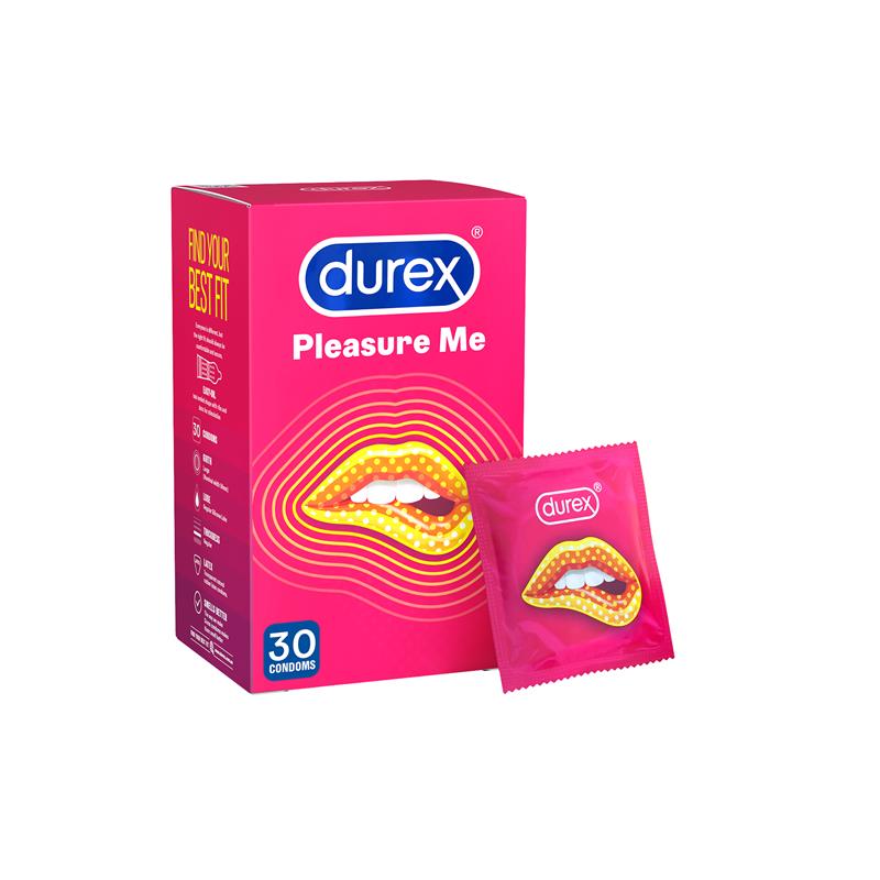 Durex Pleasure Me Condoms 30 Pack - Cutprice Online