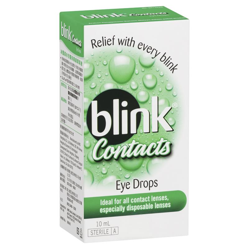 Blink Contacts Eye Drops 10ml - Cutprice Online