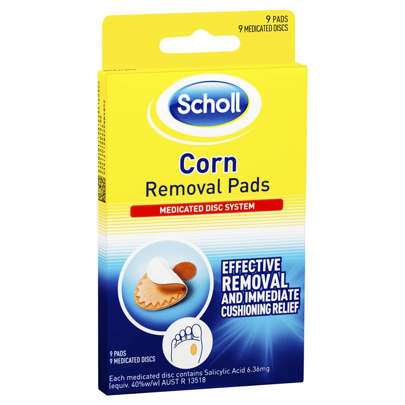 Scholl Corn Removal Medicated Disc Pads System 9PK - Cutprice Online