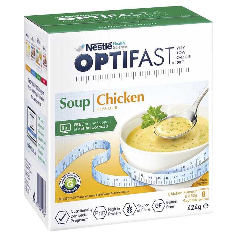 Optifast VLCD Chicken soup 8 x 53g - Cutprice Online