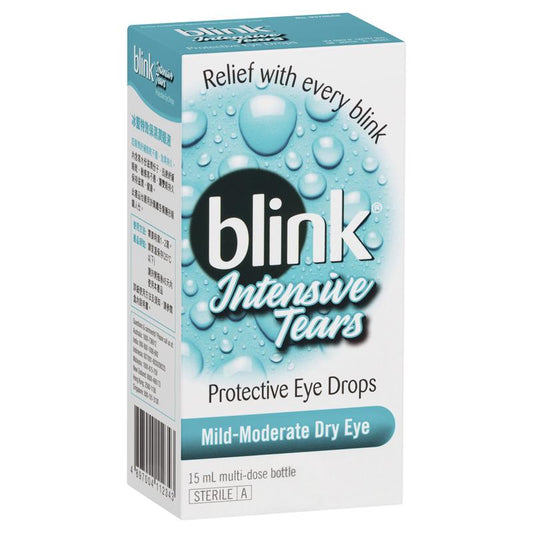 Blink Intensive Tears Dry Eye Drops 15ml - Cutprice Online