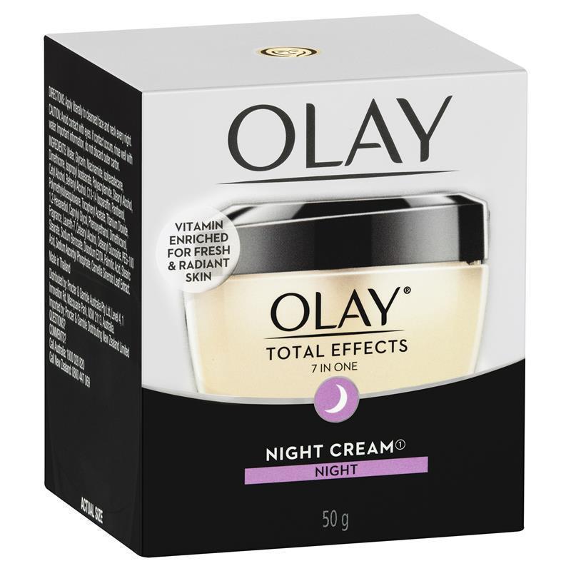 Olay Total Effects 7 in One Night Face Cream Moisturiser 50g - Cutprice Online