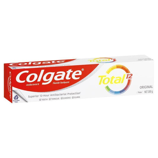 Colgate Total Original Antibacterial and Fluoride Toothpaste 200g - Cutprice Online