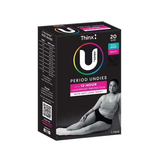 U by Kotex Full Brief Size 18 Z5