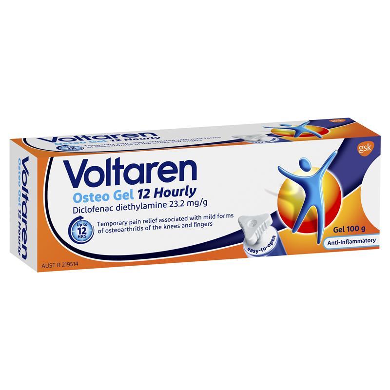 Voltaren Osteo Gel Osteoarthritis 12 Hour Pain Relief 100 g - Cutprice Online