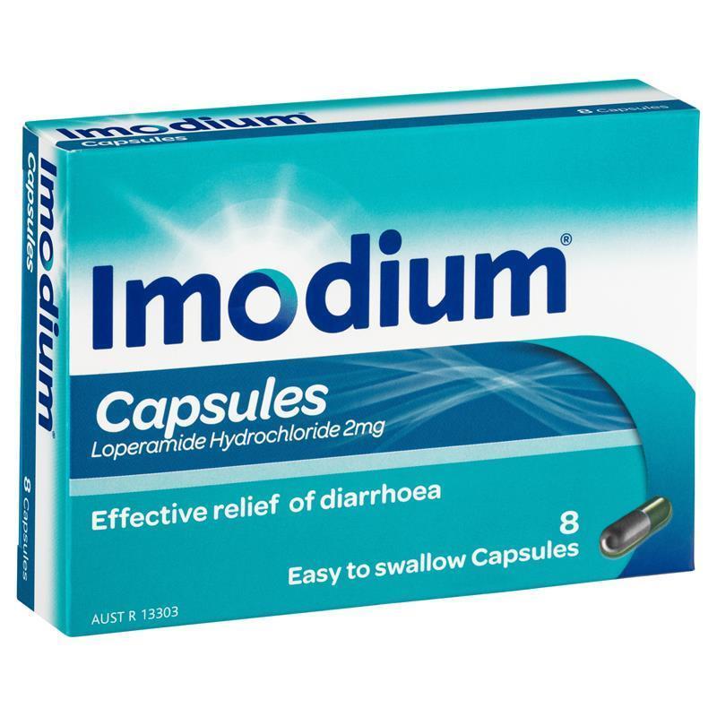 Imodium 2mg Capsules 8 Pack - Cutprice Online