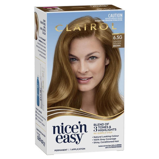 Clairol Nice n Easy 6.5G Light Golden Brown - Cutprice Online