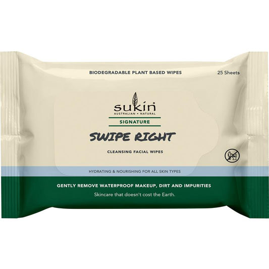 Sukin Swipe Right Wipes 25pk
